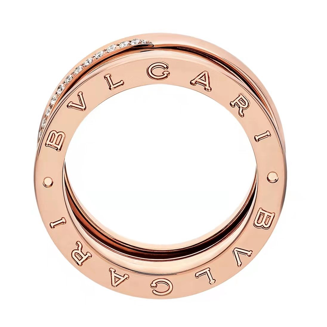 『珠宝』BVLGARI 推出 B.Zero1 新作：镂空铭文与钻石装饰(图10)